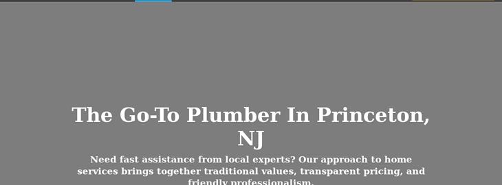 Plumber Princeton New Jersey